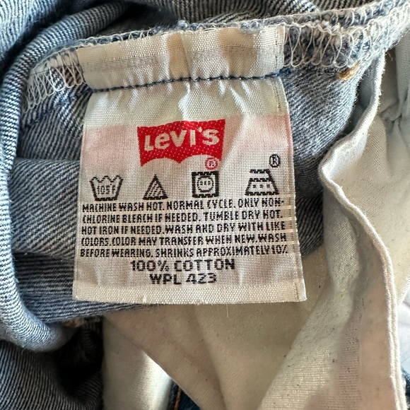 Levi’s Vintage 2001 Men’s 501 Button Fly Jeans Size 33/26, Actual 31/28 - Picture 9 of 12